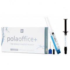 SDI Pola Office+ 3 Patient Kit, 37.5% Hydrogen Peroxide, Contains: 3 x 2.8 mL Pola Office+ Syringes, 3 x 1g Gingival Barrier Syringes, Accessories - With Retractors